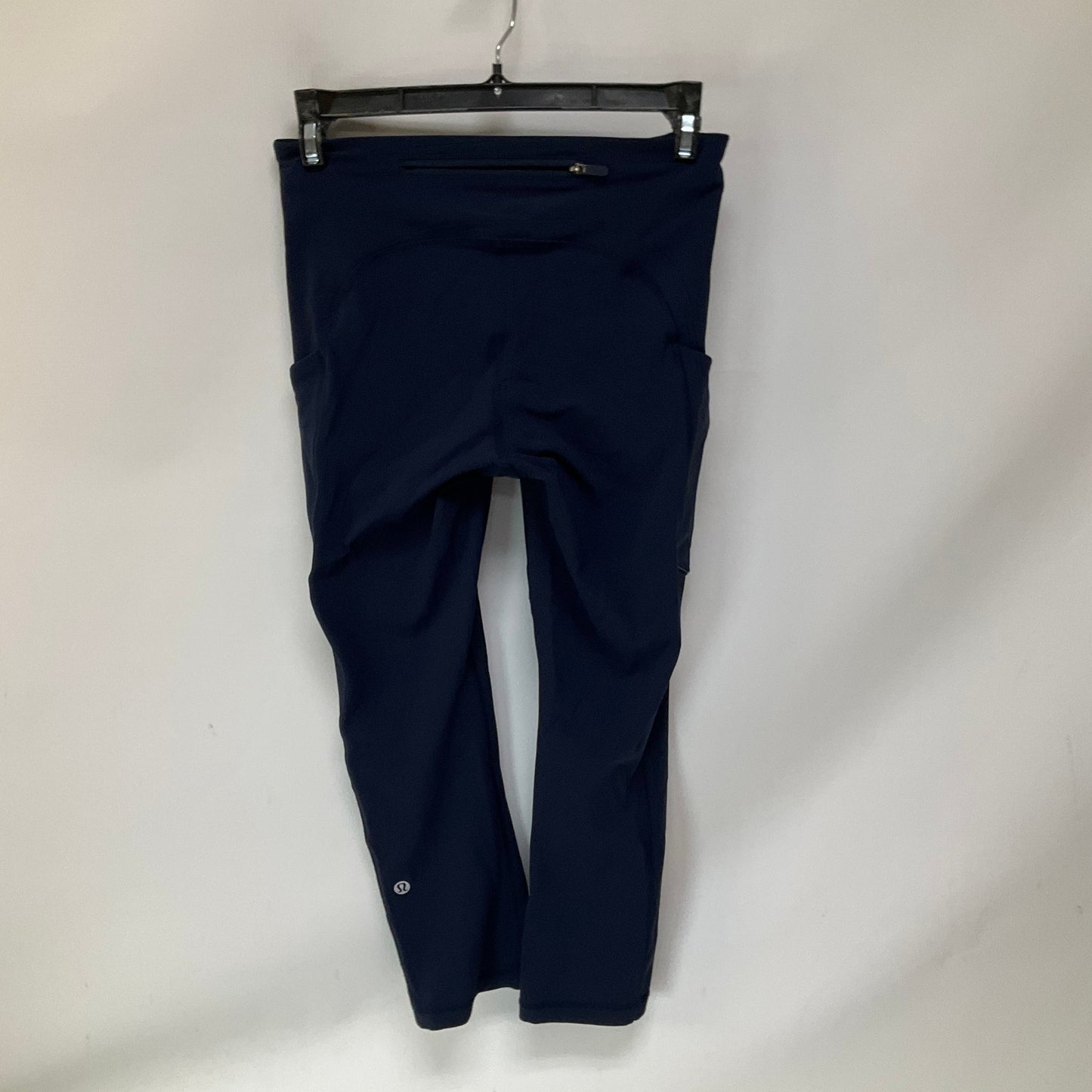 Athletic Leggings Capris By Lululemon In Navy, Size: 4