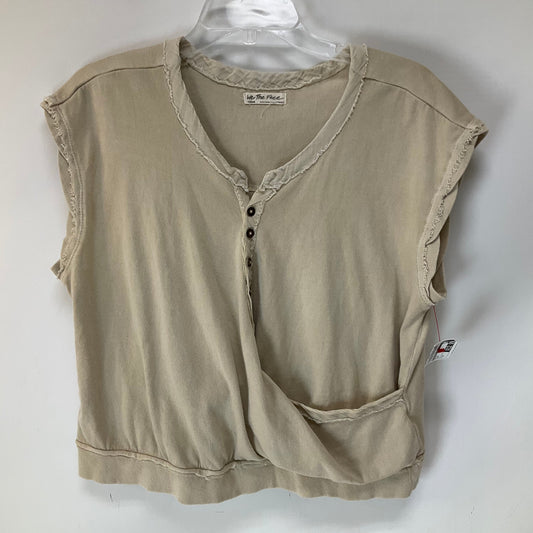 Top Short Sleeve By We The Free In Cream, Size: M