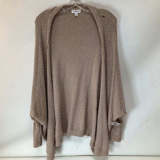 Sweater Cardigan By Evereve In Tan, Size: L