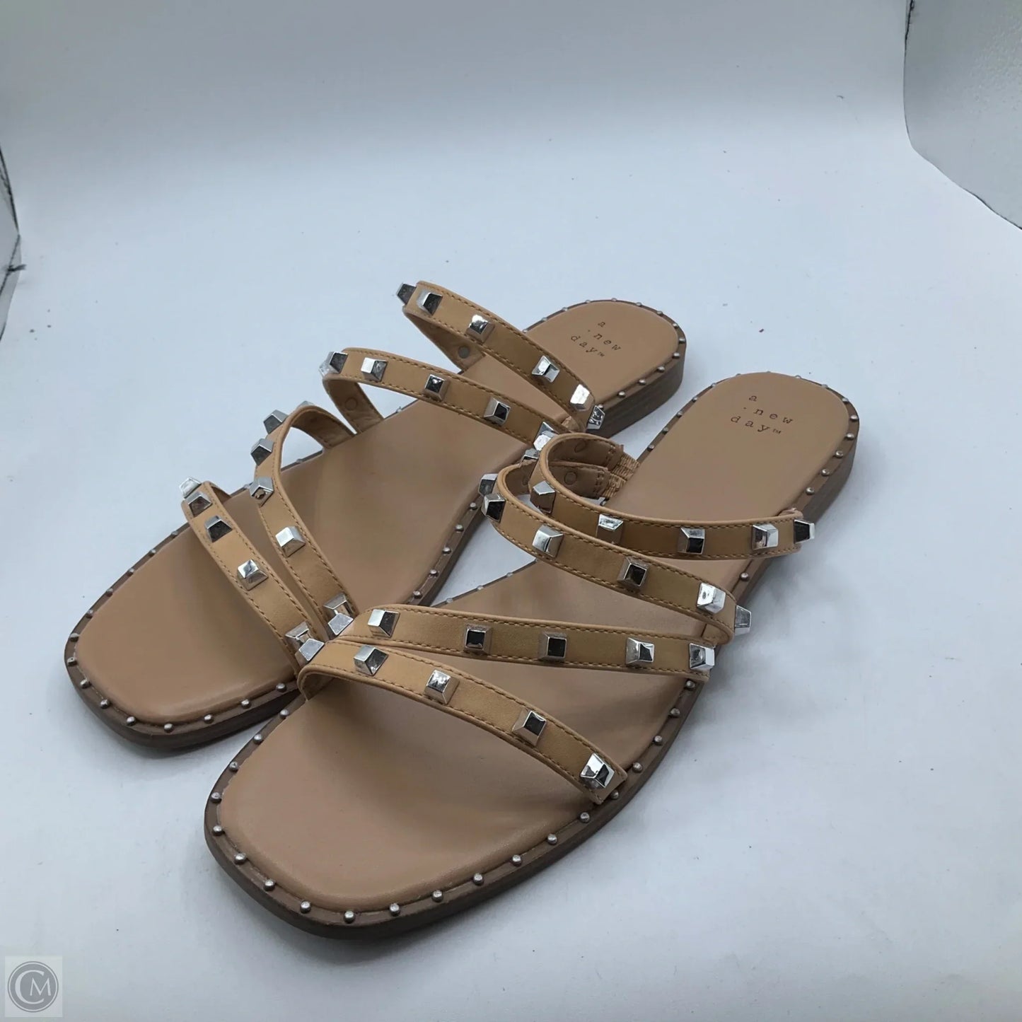 Sandals Flats By A New Day In Tan, Size: 11