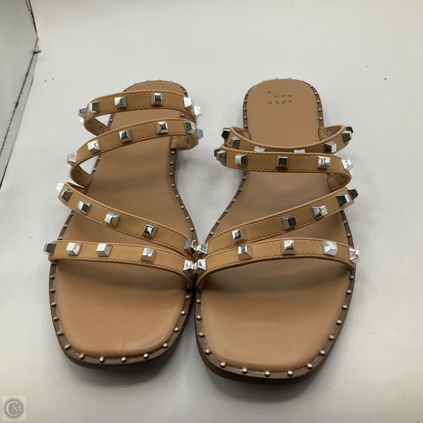 Sandals Flats By A New Day In Tan, Size: 11