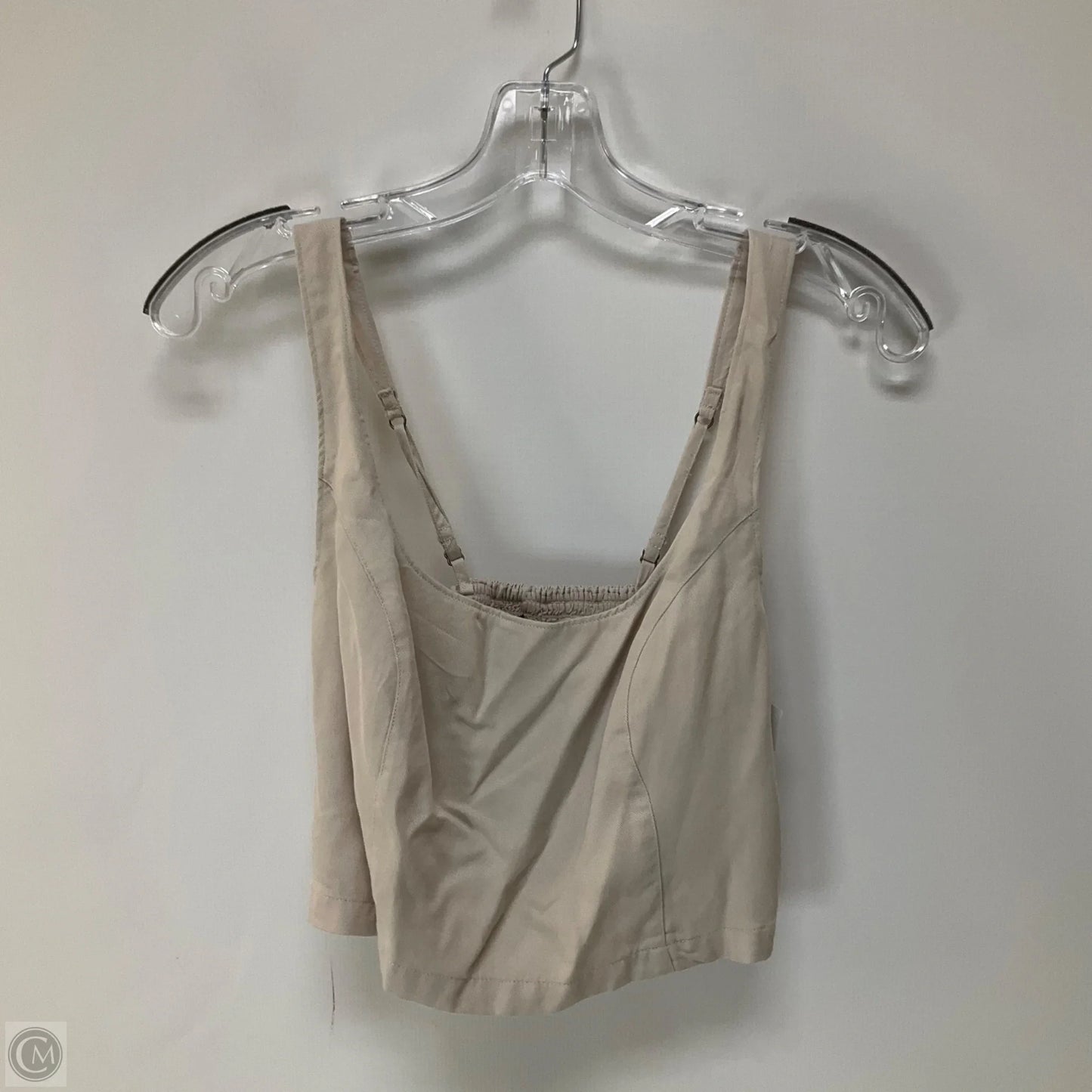 Top Sleeveless By Abercrombie And Fitch In Tan, Size: M