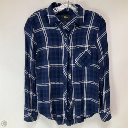Top Long Sleeve By Rails In Blue, Size: Xs