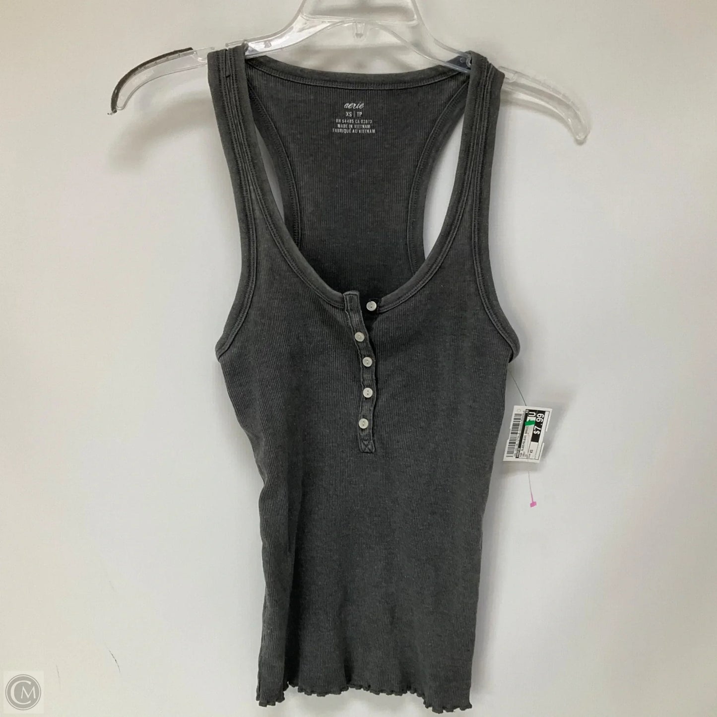 Top Sleeveless Basic By Aerie In Grey, Size: Xs