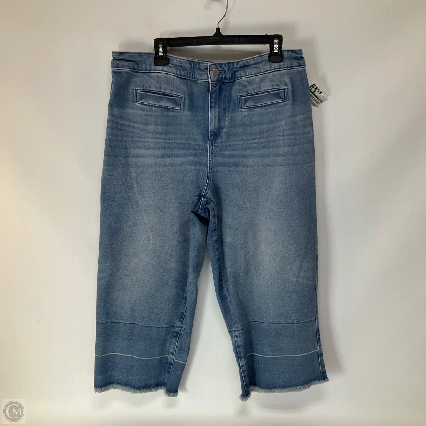 Jeans Straight By Talbots In Blue Denim, Size: 16