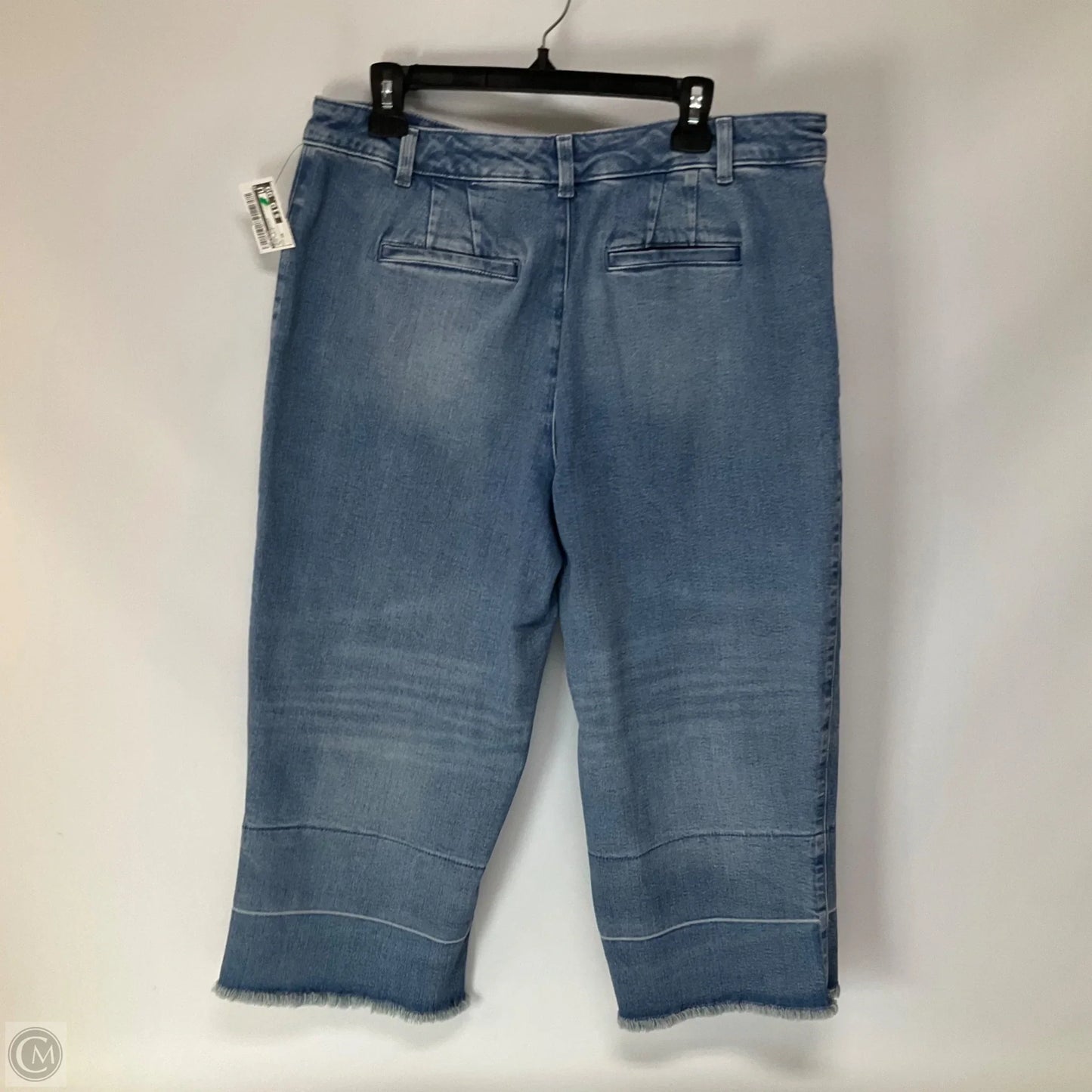 Jeans Straight By Talbots In Blue Denim, Size: 16