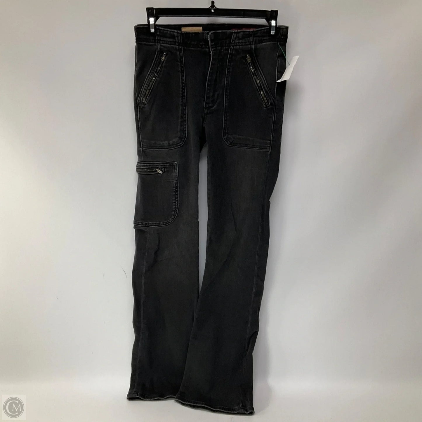 Jeans Skinny By Anthropologie In Black, Size: 0