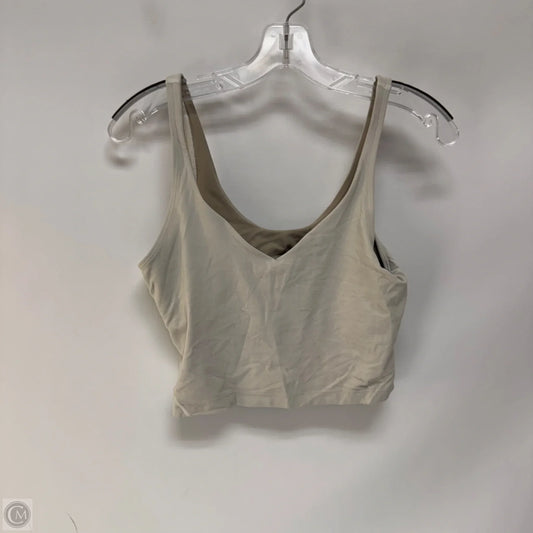 Athletic Tank Top By Lululemon In White, Size: 10