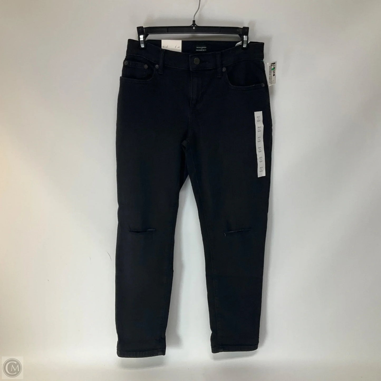 Jeans Skinny By Banana Republic In Black, Size: 2