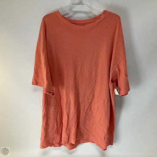 Top Short Sleeve By Free People In Pink, Size: M