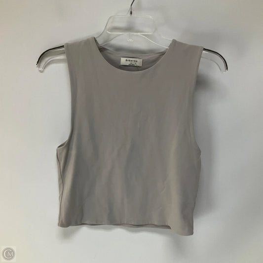 Top Sleeveless By Babaton In Grey, Size: L