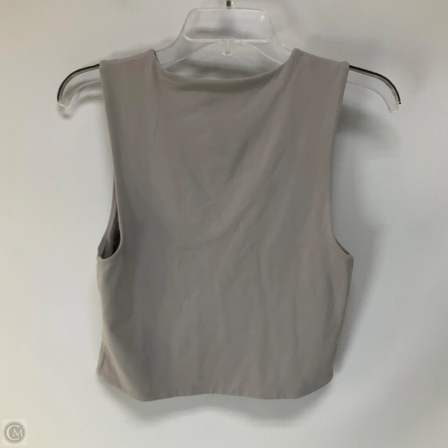 Top Sleeveless By Babaton In Grey, Size: L