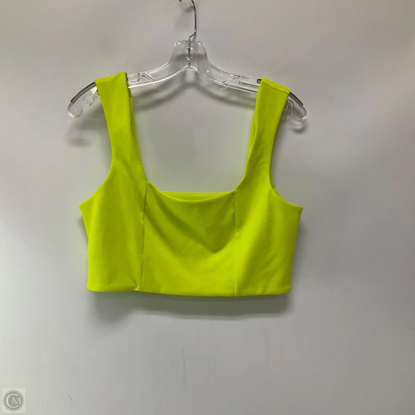 Top Sleeveless By Mumu In Green, Size: L