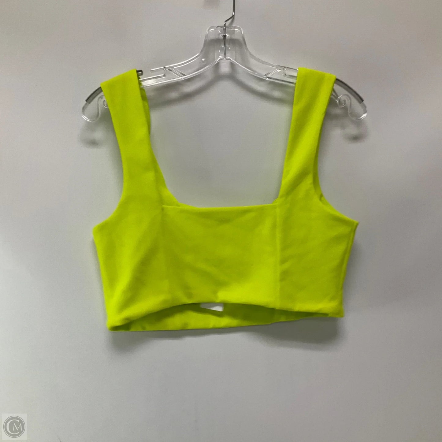 Top Sleeveless By Mumu In Green, Size: L