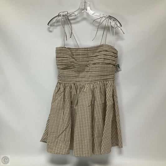 Dress Casual Short By Abercrombie And Fitch In Tan, Size: M