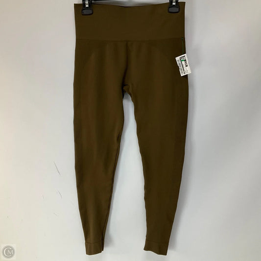 Athletic Leggings By Cmb In Brown, Size: M
