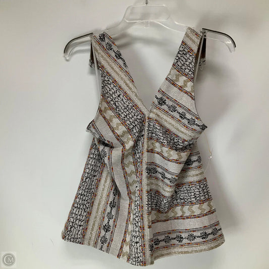Top Sleeveless By Anthropologie In Grey, Size: M