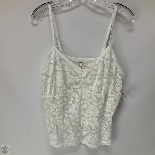 Top Sleeveless By Aerie In White, Size: Xl