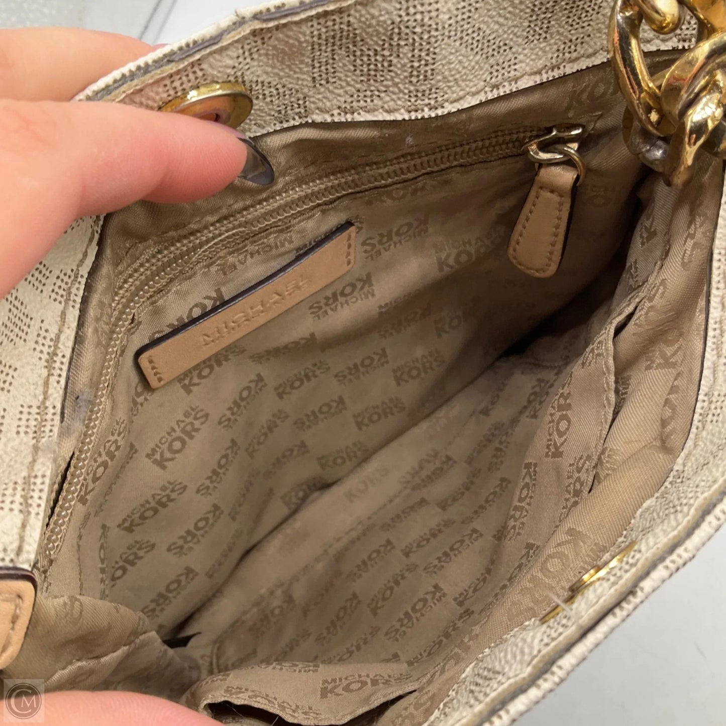 Crossbody Designer By Michael Kors, Size: Small