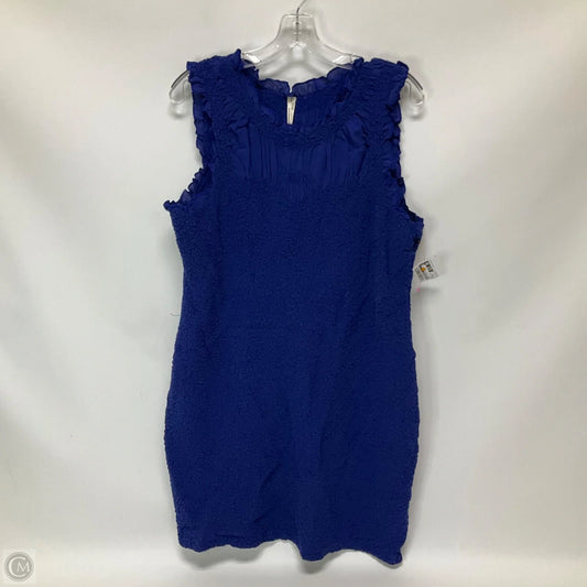Dress Casual Short By Anthropologie In Blue, Size: Xl