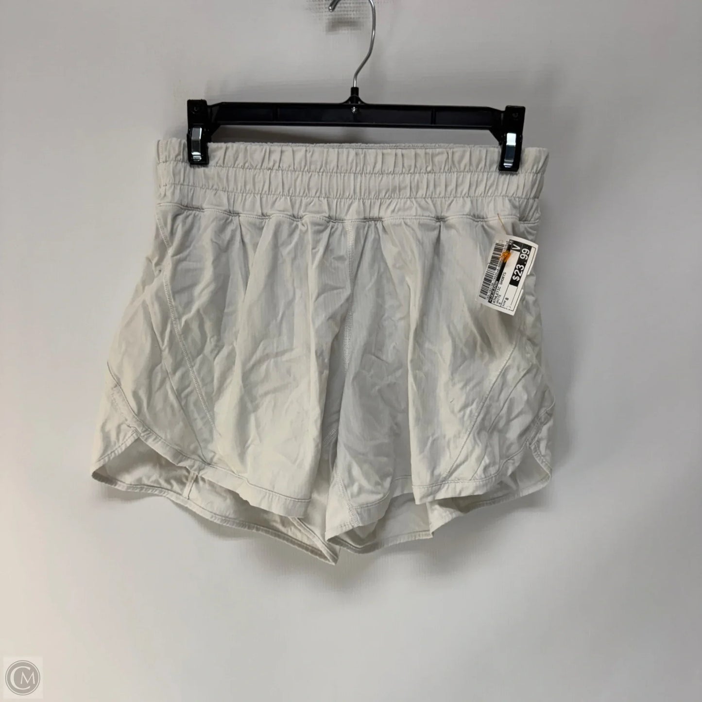 Athletic Shorts By Lululemon In White, Size: 8
