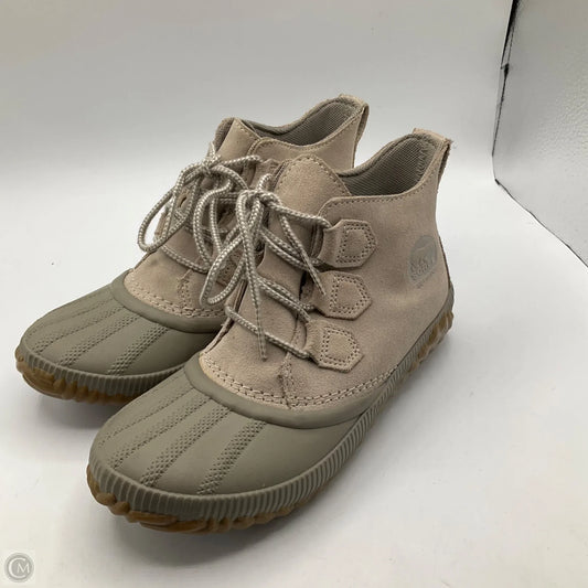 Boots Ankle Flats By Sorel In Grey, Size: 6.5