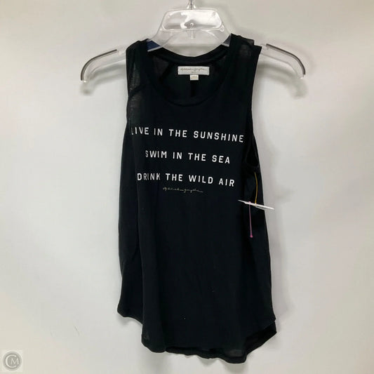 Athletic Tank Top By Spiritual Gangster In Black, Size: S