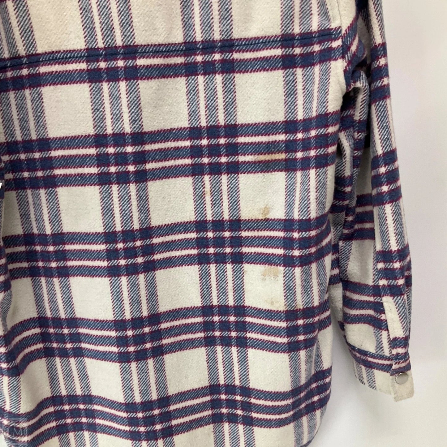 Jacket Shirt By Joie In Blue, Size: S