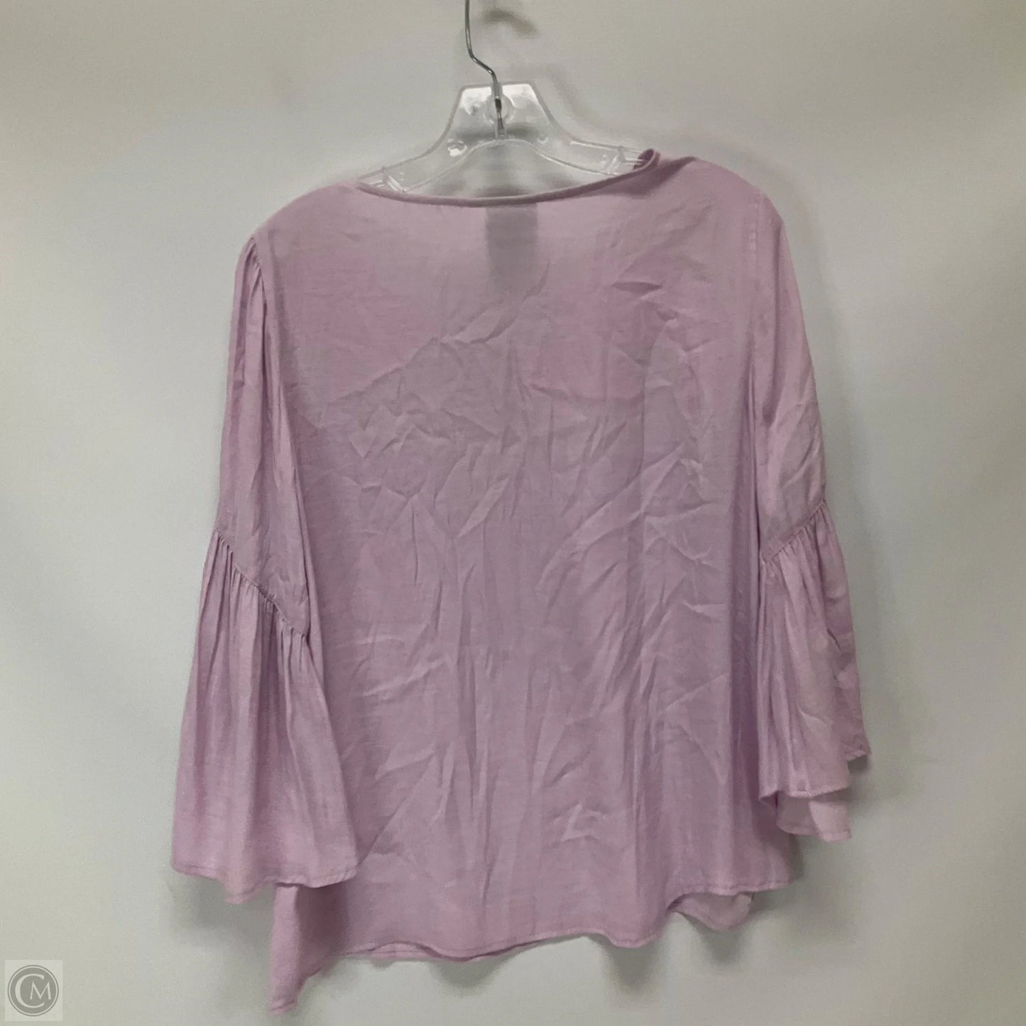 Top Long Sleeve By Anthropologie In Pink, Size: M