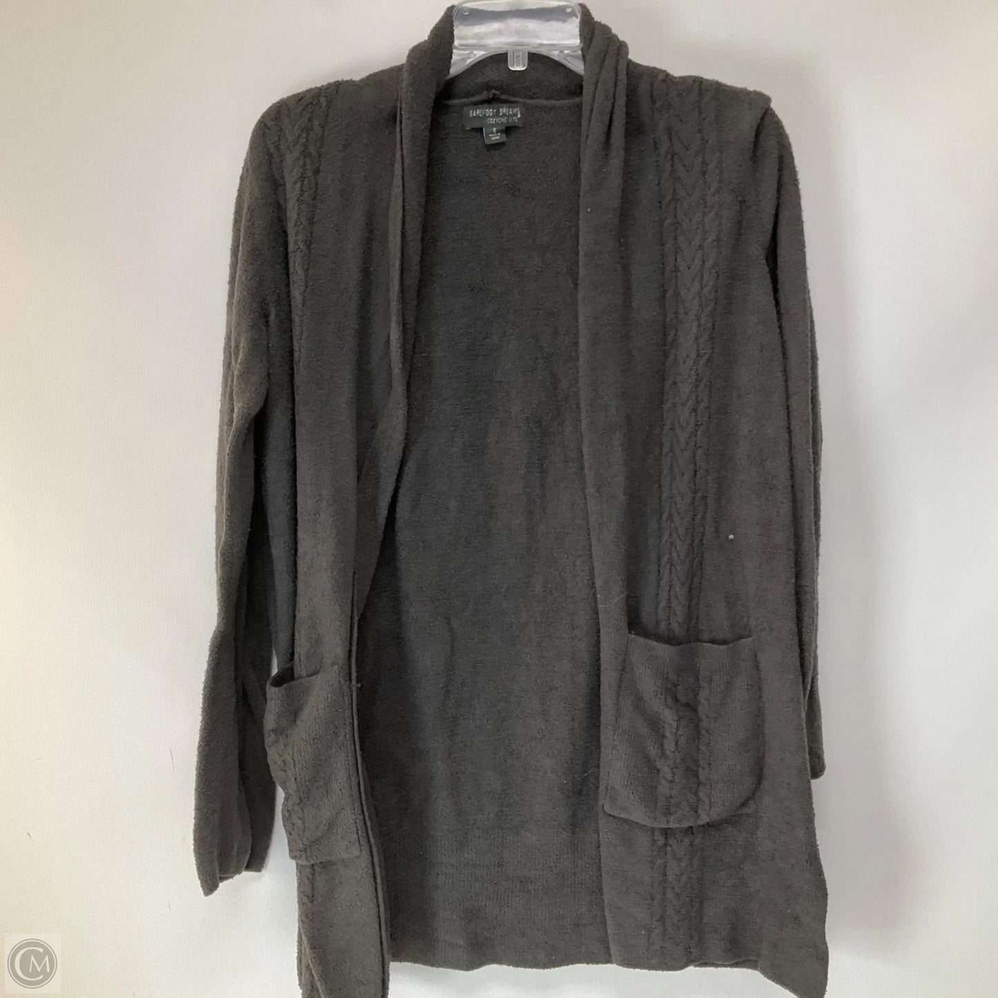 Sweater Cardigan By Barefoot Dreams In Grey, Size: S