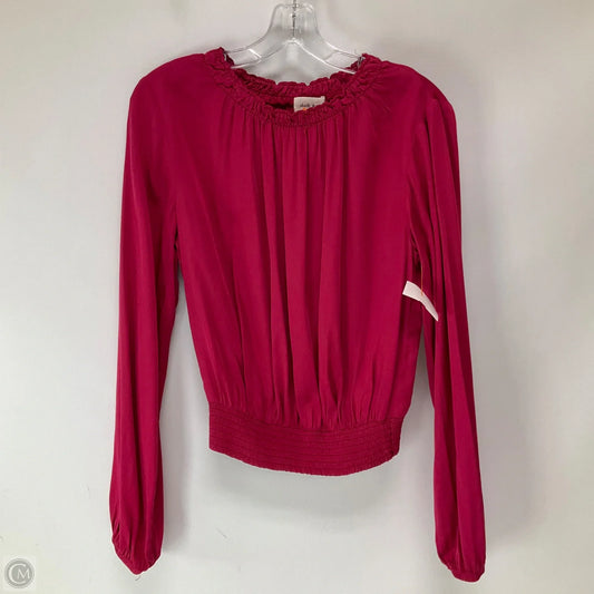 Top Long Sleeve By Cloth & Stone In Pink, Size: Xs