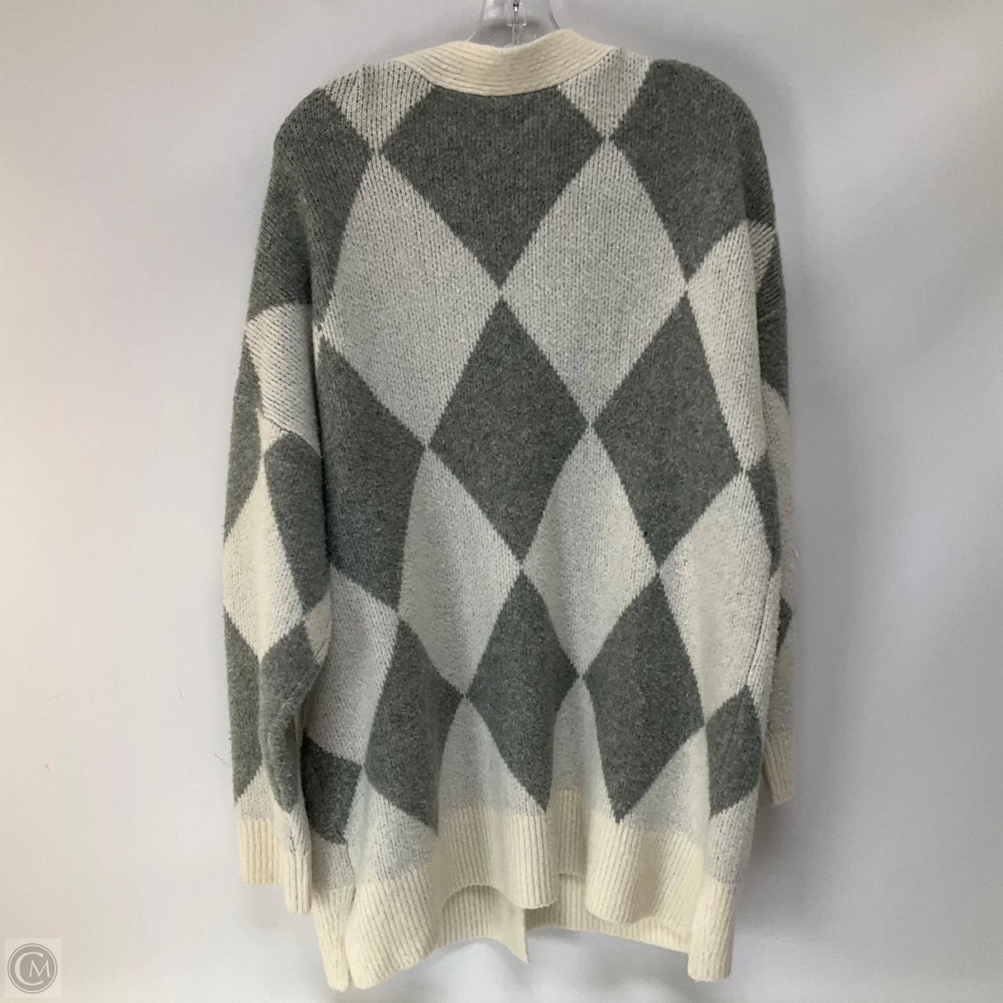 Sweater Cardigan By Abercrombie And Fitch In Grey, Size: Xl