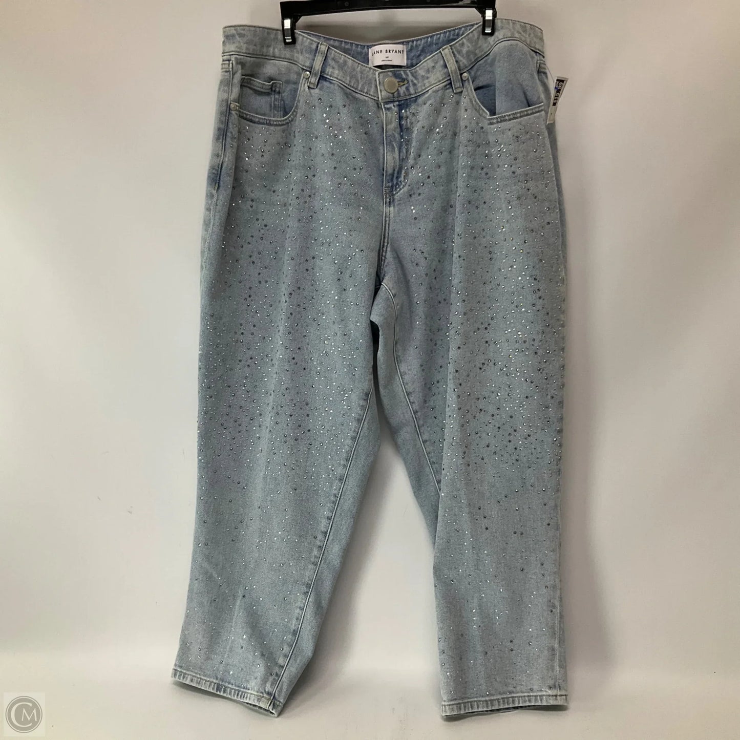 Jeans Straight By Lane Bryant In Blue Denim, Size: 16