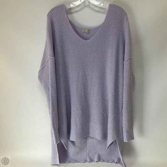 Sweater By Free People In Purple, Size: S