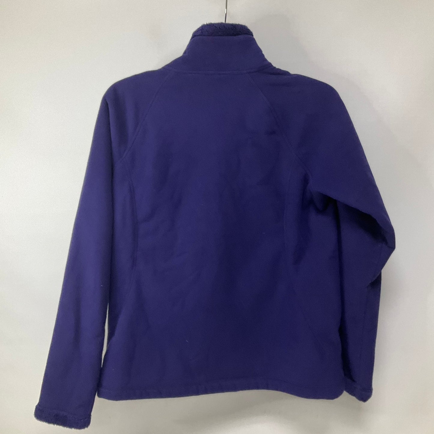 Athletic Jacket By North Face In Purple, Size: M