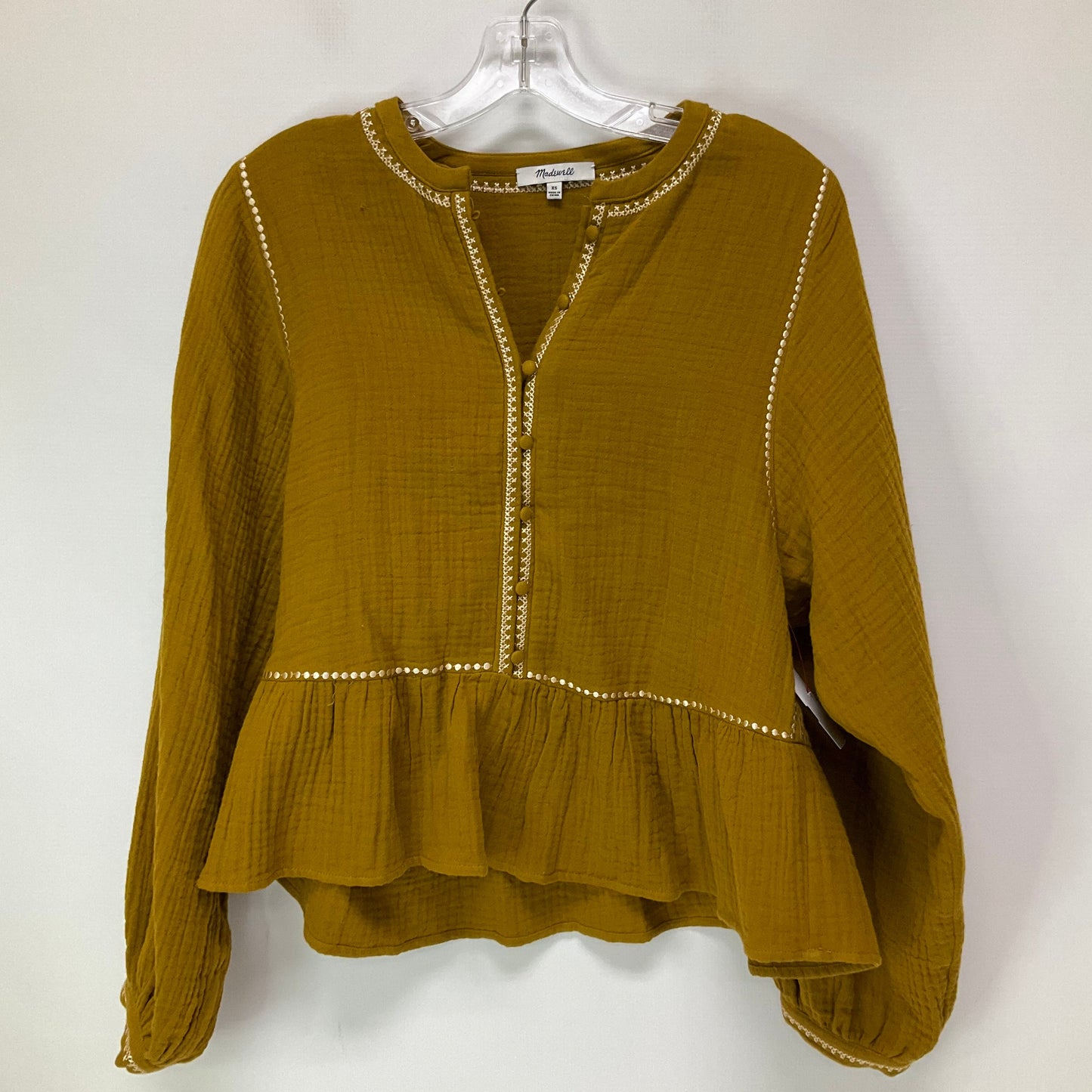 Top Long Sleeve By Madewell  Size: Xs