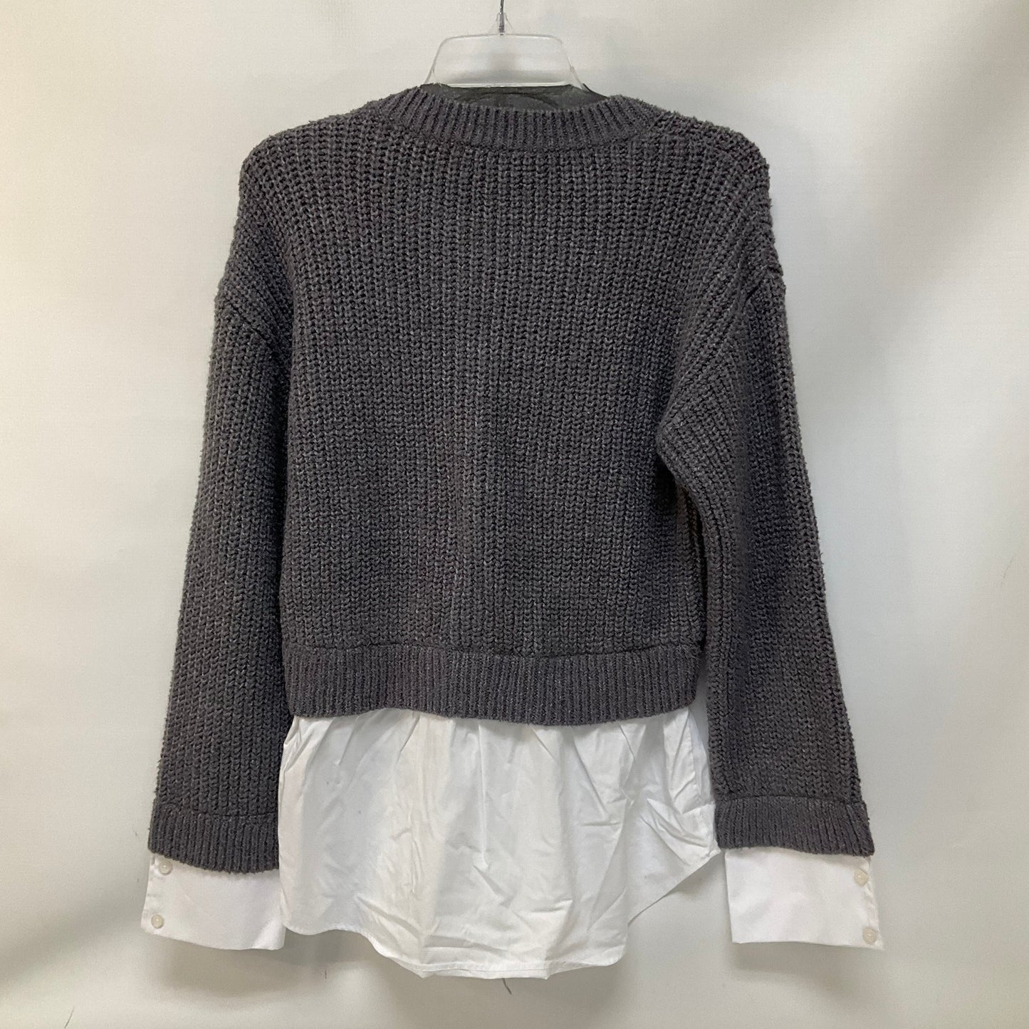 Sweater By Anthropologie In Grey, Size: M