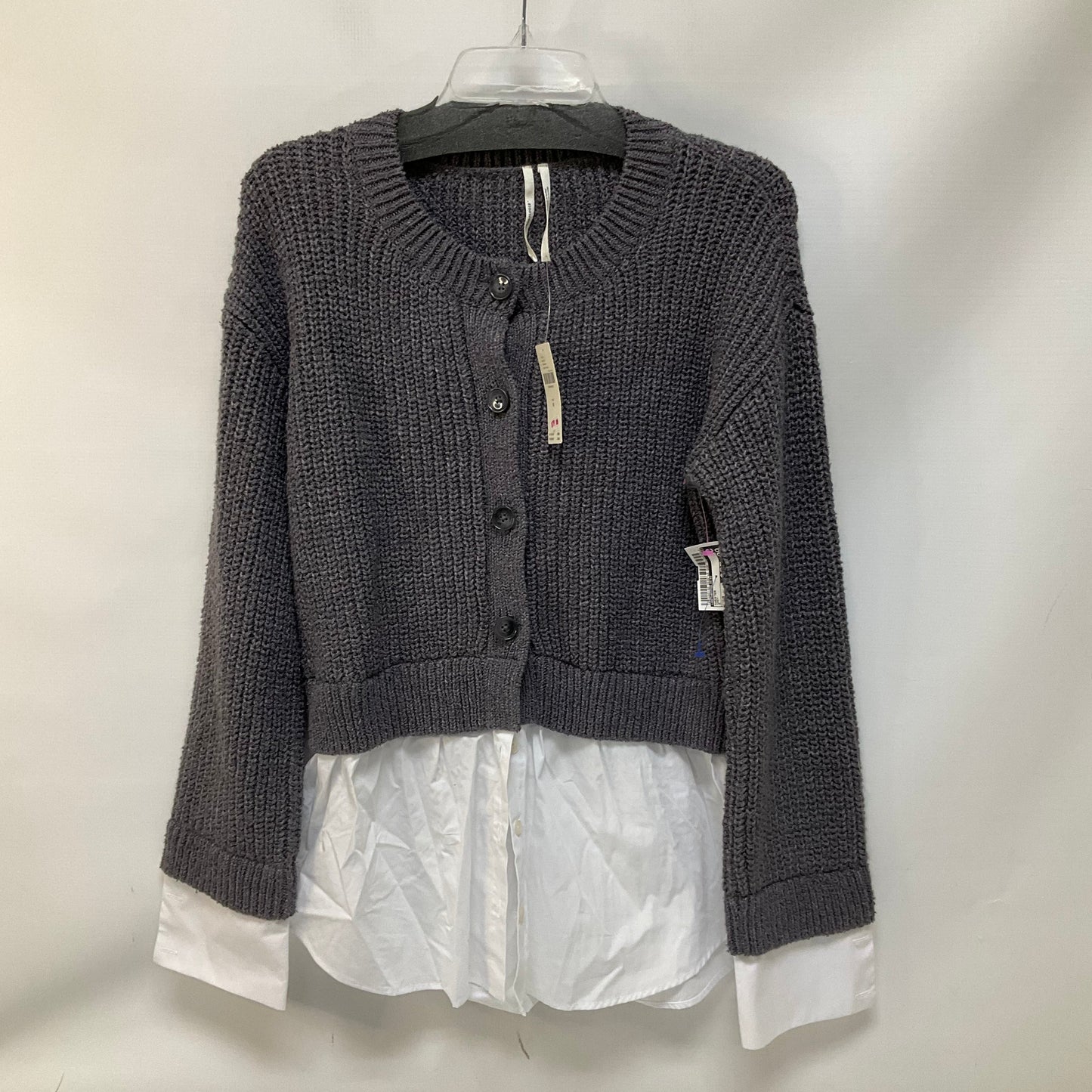 Sweater By Anthropologie In Grey, Size: M