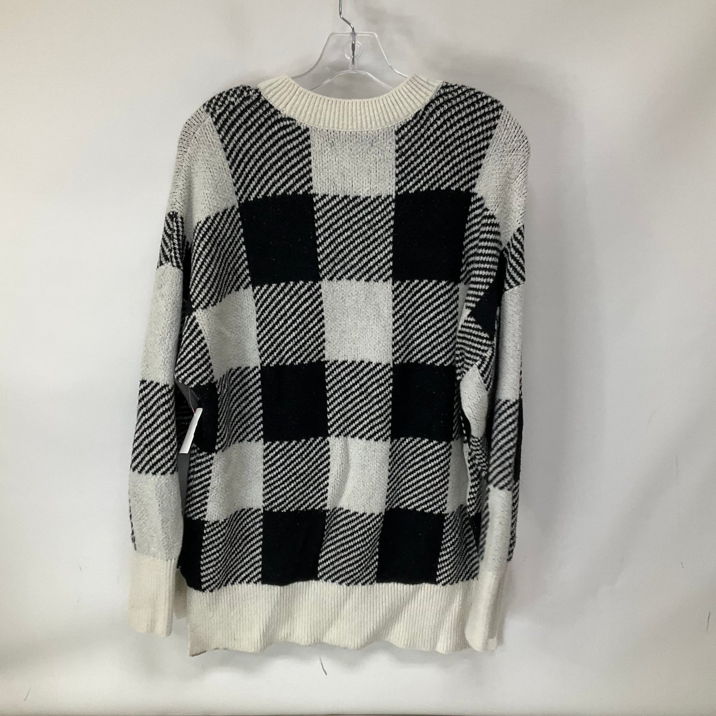 Sweater By Abercrombie And Fitch In Black & Grey, Size: S