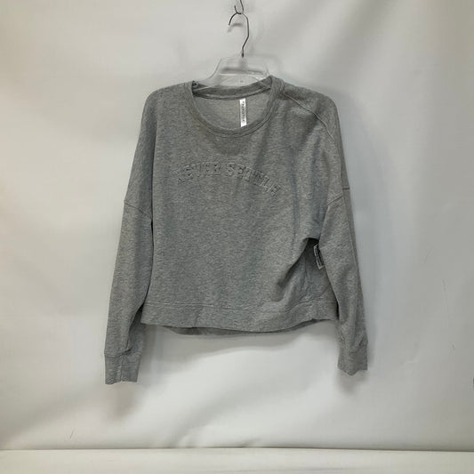 Athletic Top Long Sleeve Crewneck By Fabletics  Size: L