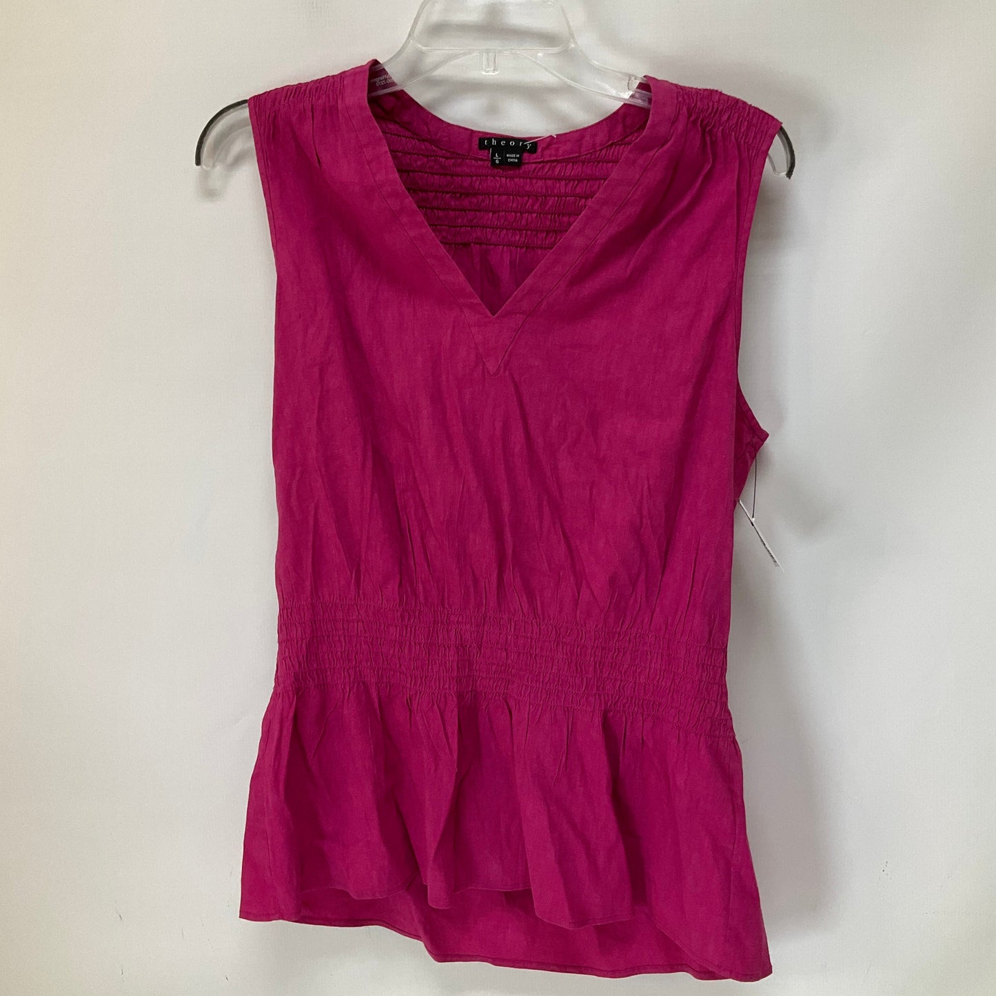 Pink Top Sleeveless Theory, Size L