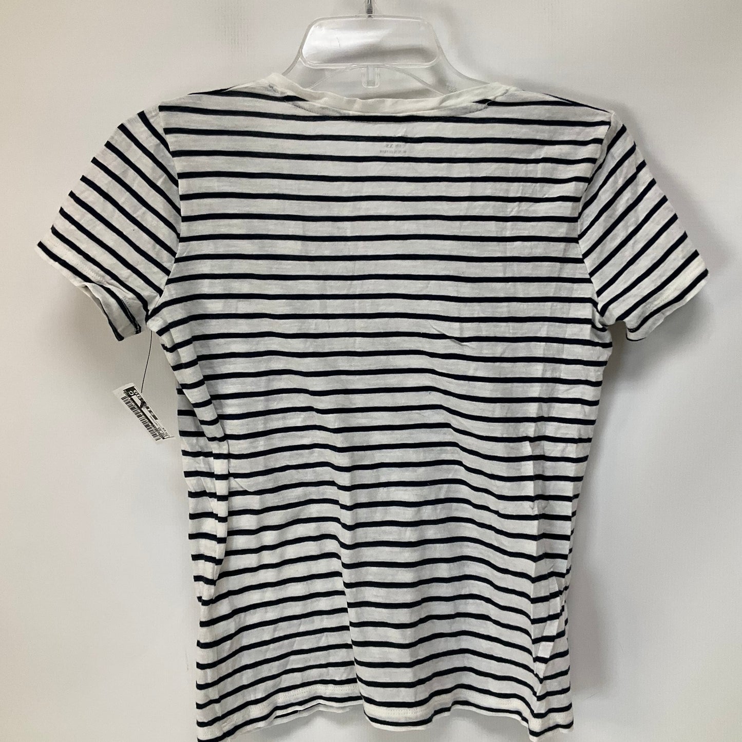 Striped Pattern Top Short Sleeve Madewell, Size Xs