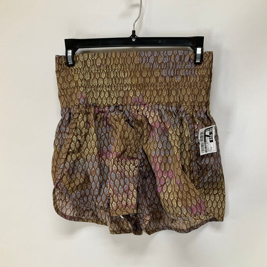 Brown & Purple Athletic Shorts Free People, Size M