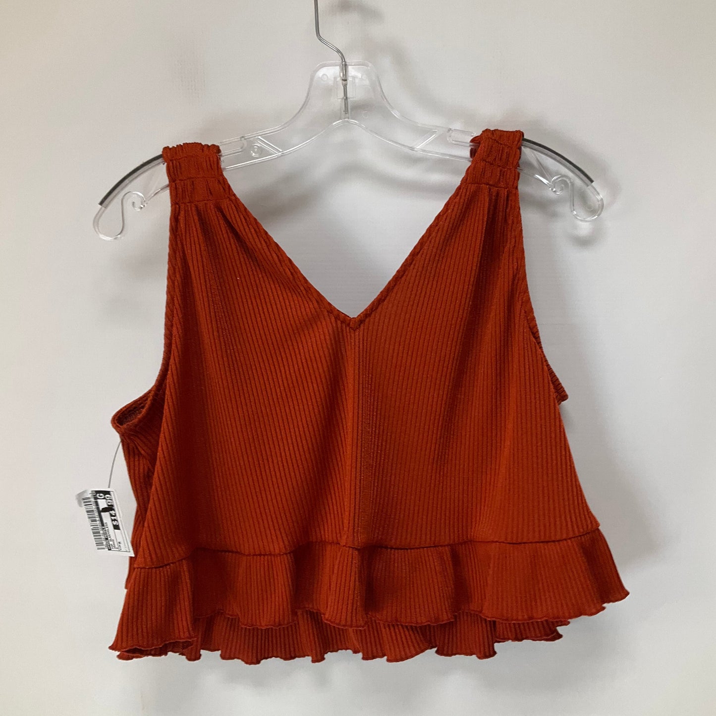 Orange Top Sleeveless Free People, Size M