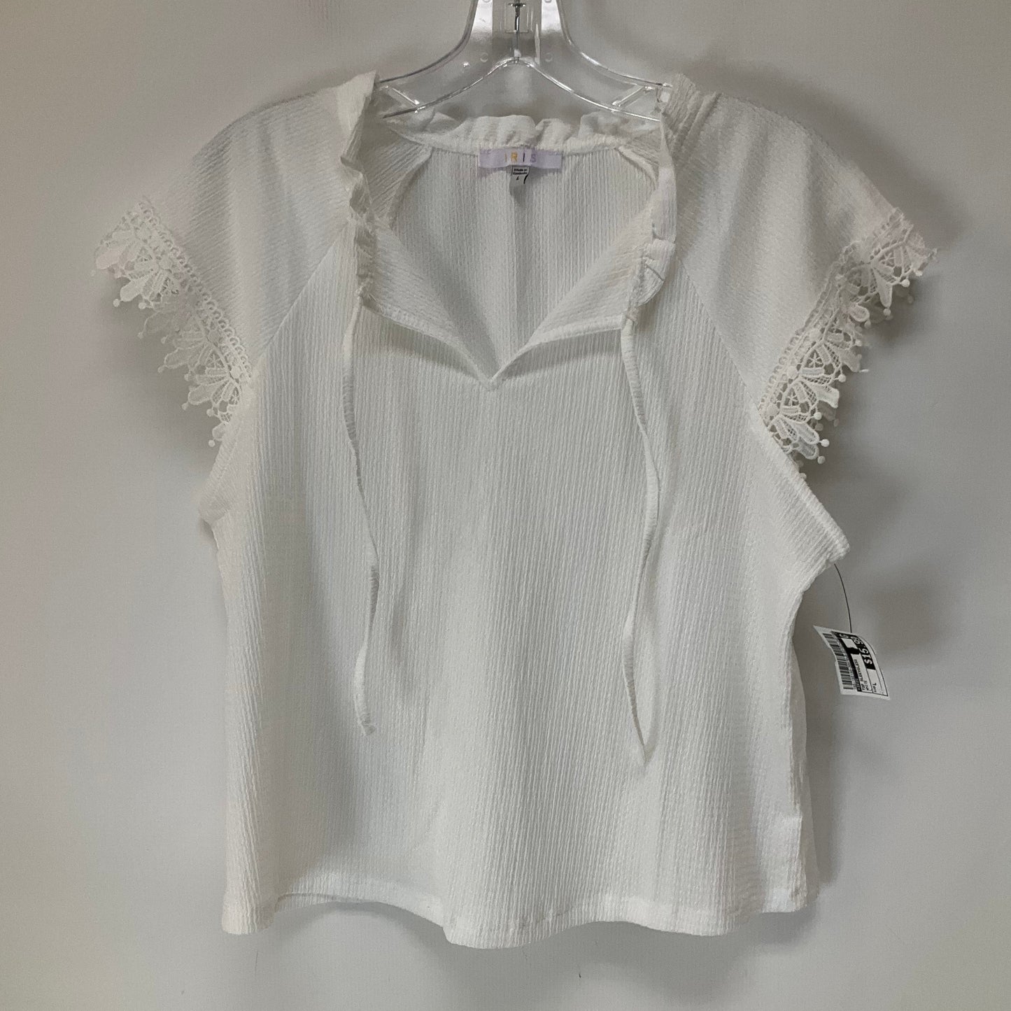 White Top Sleeveless Iris, Size L