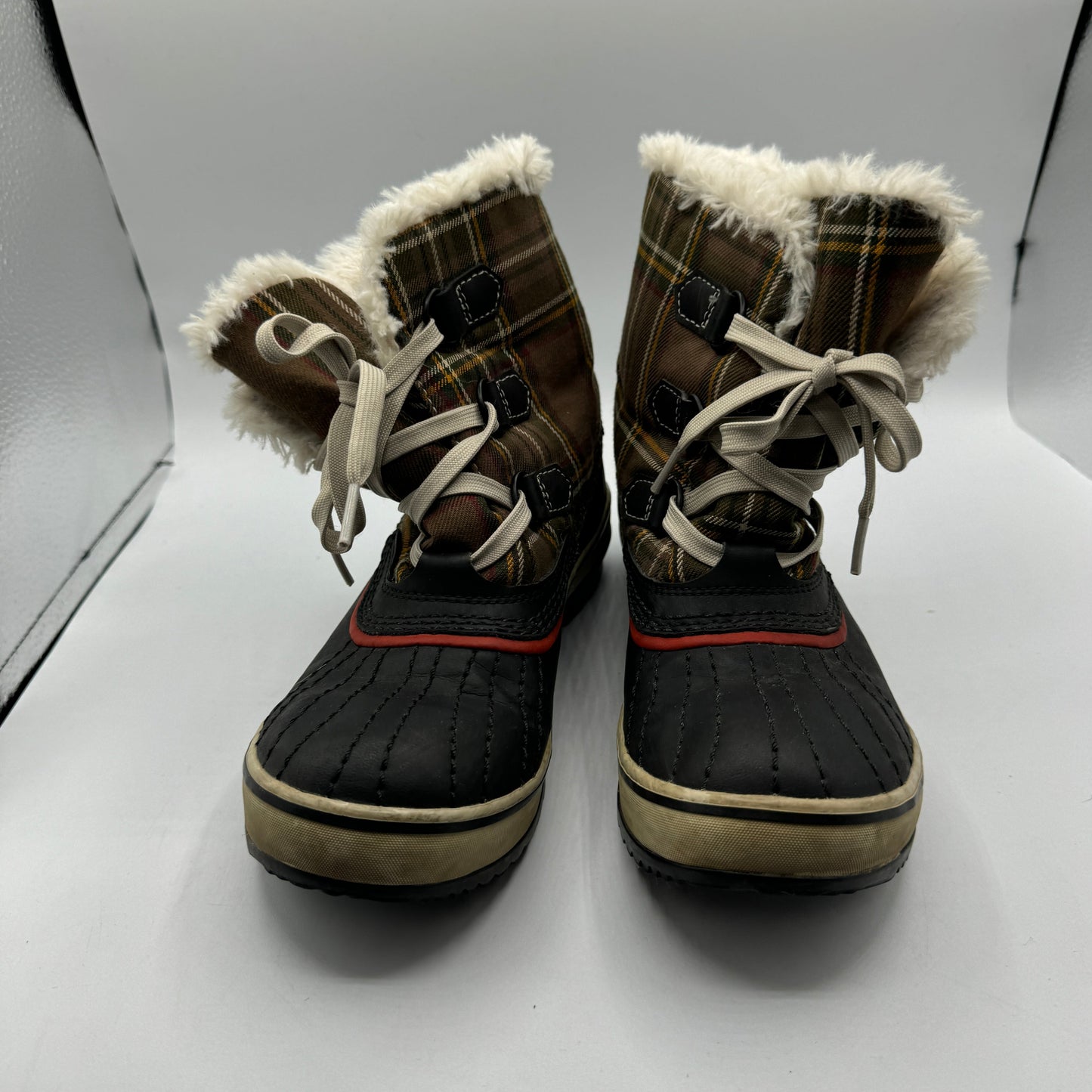 Boots Snow By Sorel In Plaid Pattern, Size: 7