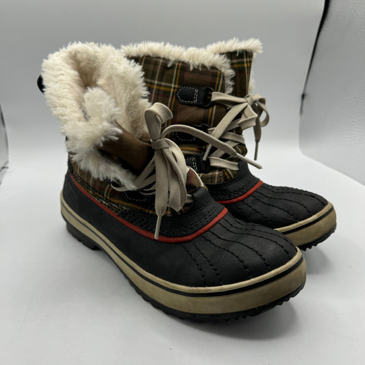 Boots Snow By Sorel In Plaid Pattern, Size: 7