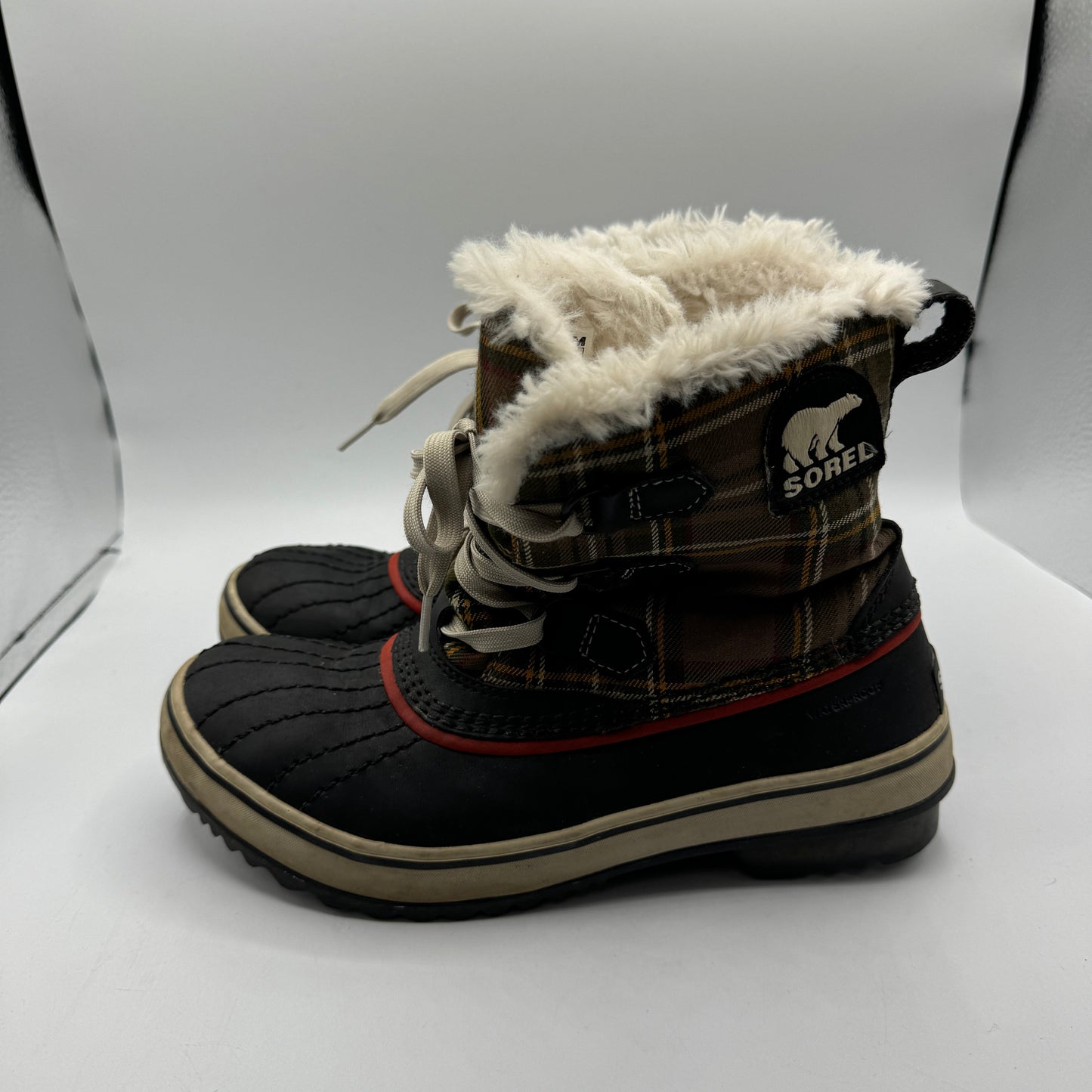 Boots Snow By Sorel In Plaid Pattern, Size: 7