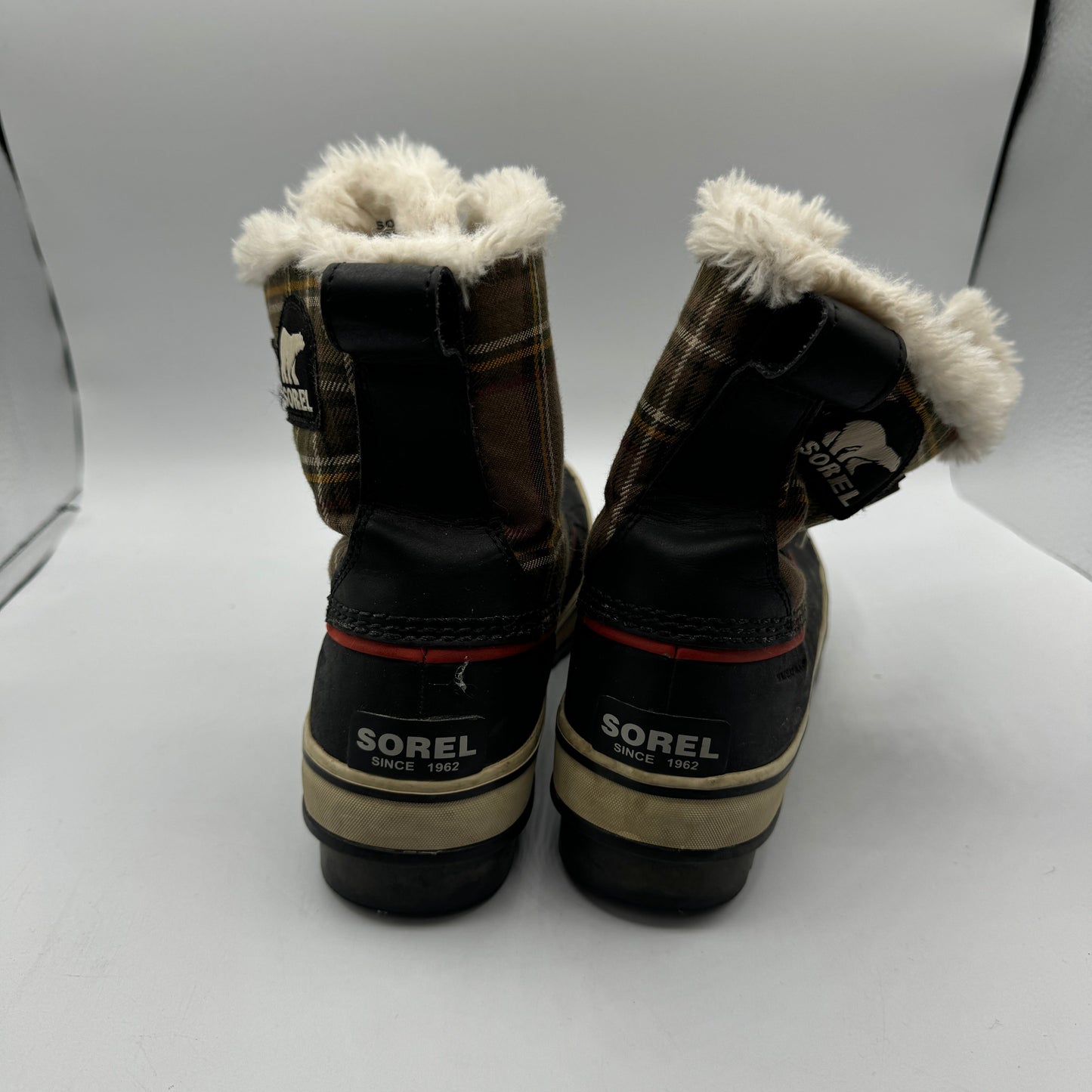 Boots Snow By Sorel In Plaid Pattern, Size: 7