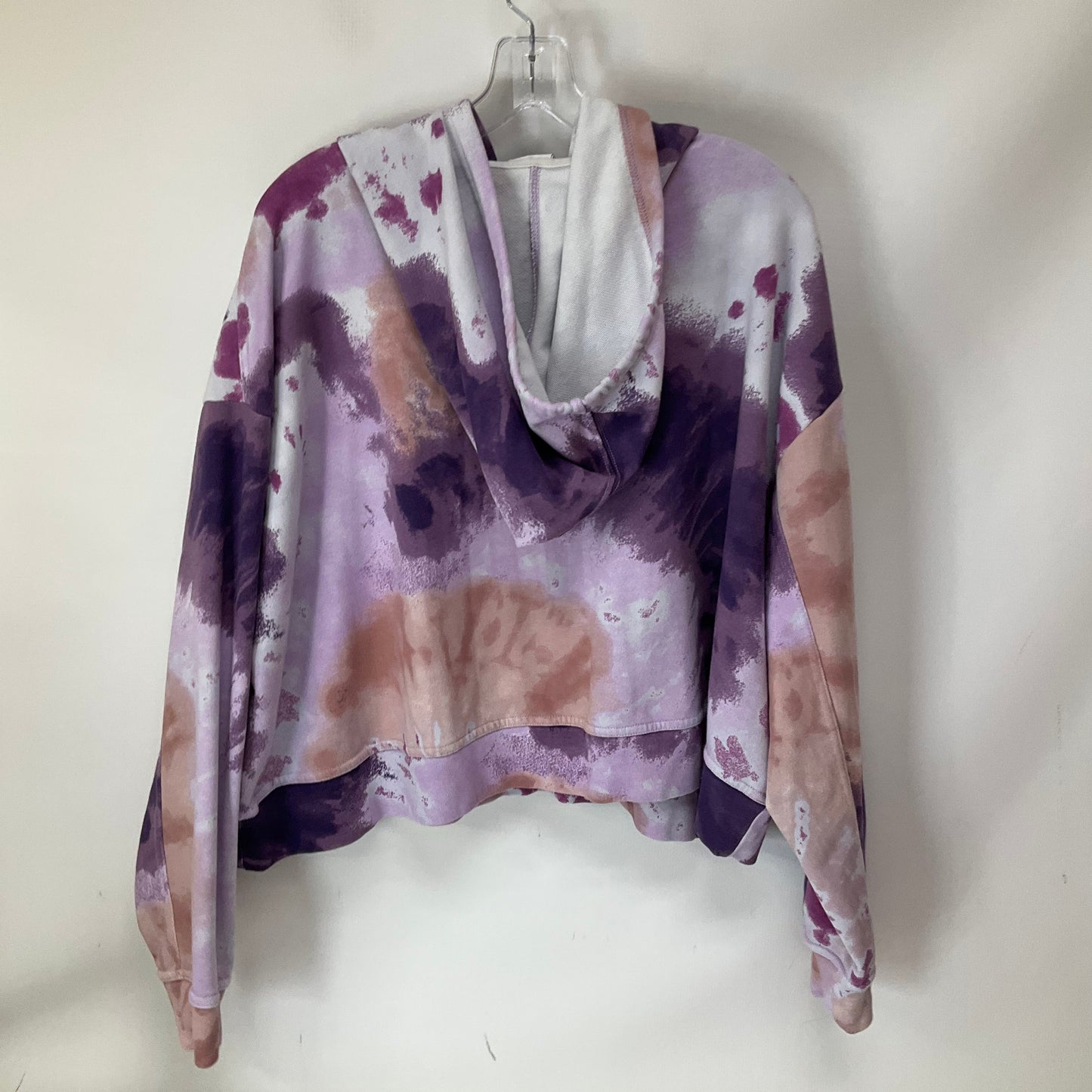 Athletic Sweatshirt Hoodie By Nike Apparel In Tie Dye Print, Size: 2x